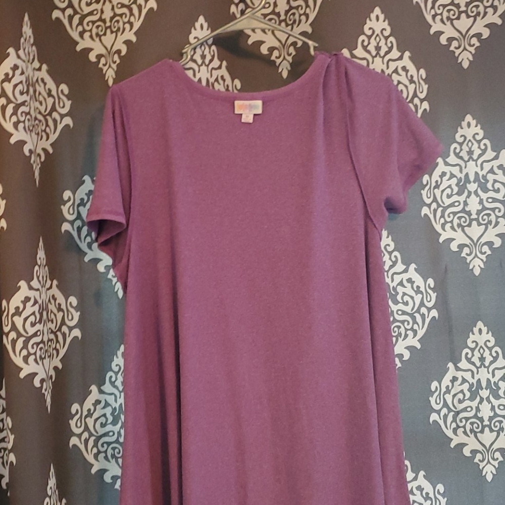 Lularoe Medium Carly Heathered Purple